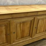 Louis Philippe 3-door buffet, airbrushed and glazed