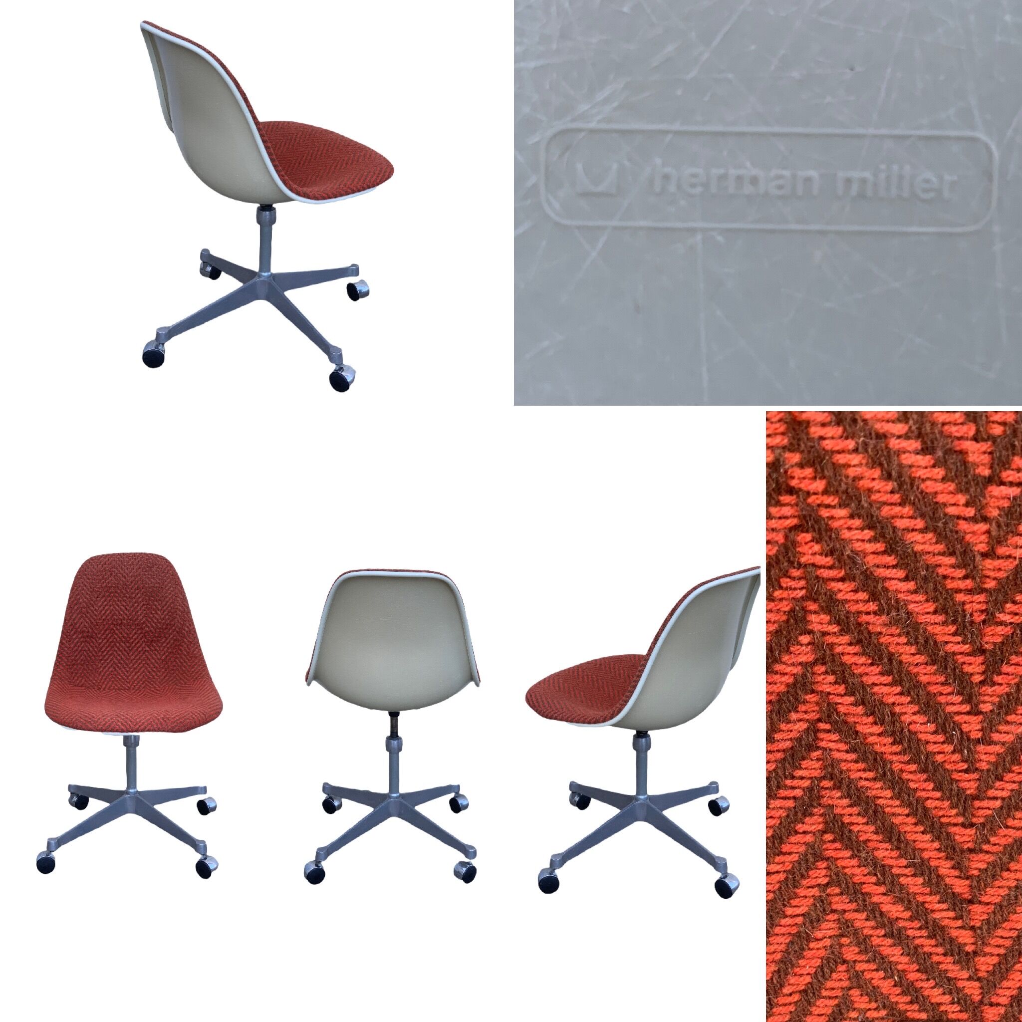 Charles and Ray Eames' office chair for Herman Miller 1960