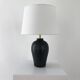 Lampe balustre en céramique vintage