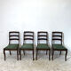 Ensemble de 4 chaises XIXème siècle en acajou