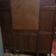 Art Nouveau period sideboard in mahogany and amboyna burl circa 1900