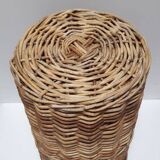High basket 55cm round rattan old