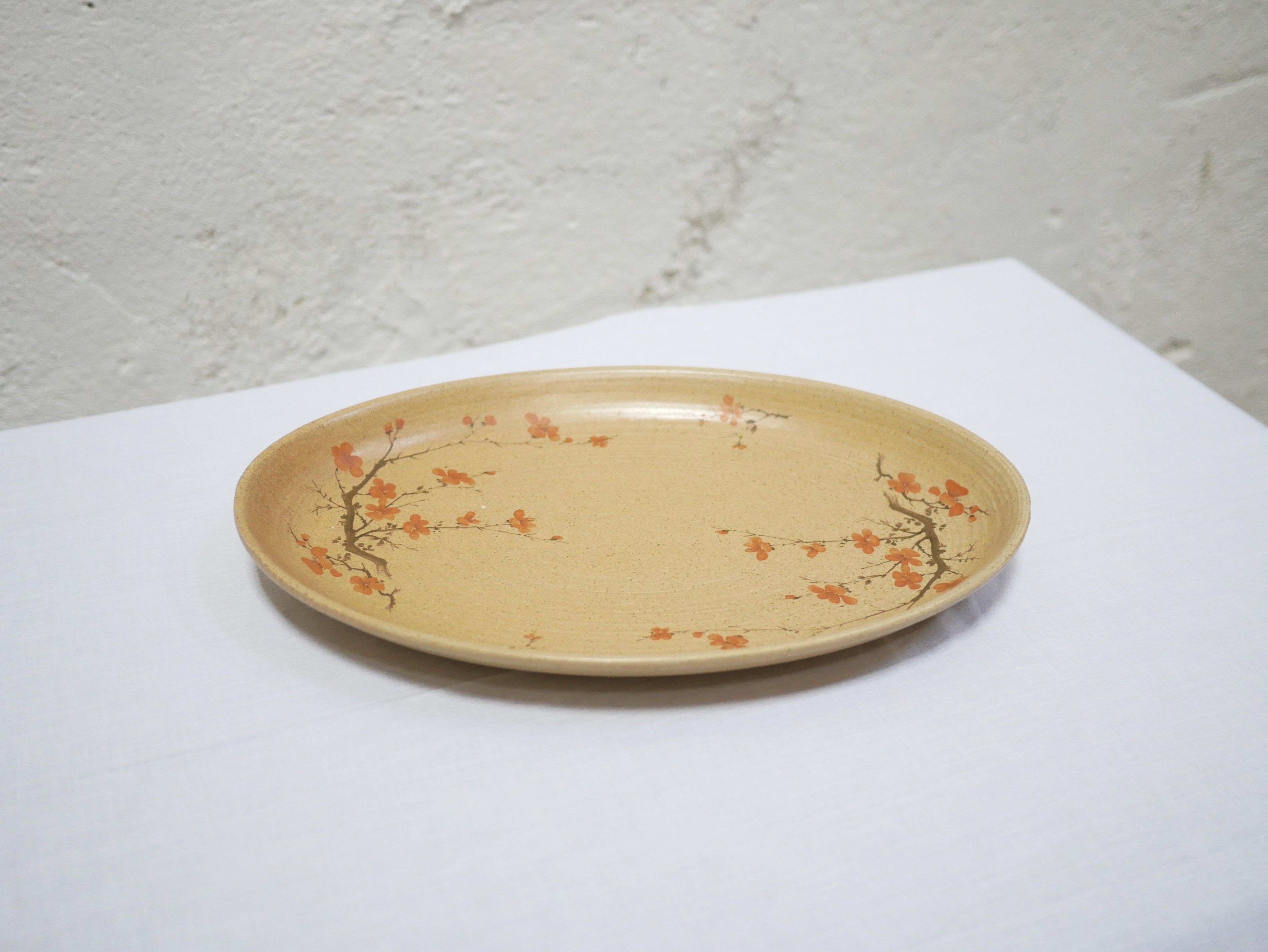 Vintage oval porcelain dish by Maison Revol, France