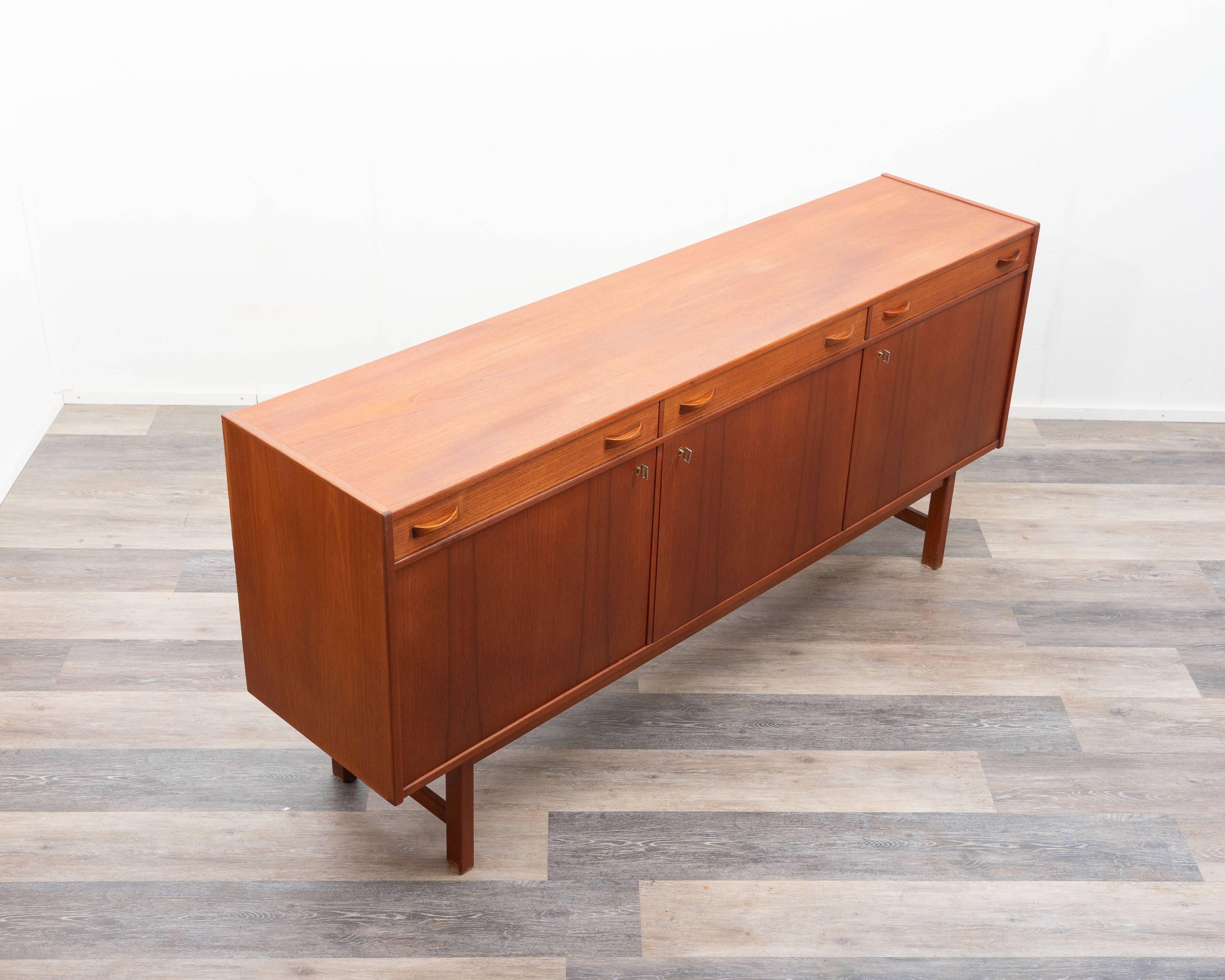1960s teak sideboard. Manufacturer: Ulferts, Tibro Sweden, restored