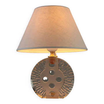Lampe de table en verre par Nybro Glasbruk – Suède, années 1960/1970