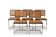 Marcel Breuer. Série de 5 chaises modèle « Cesca ». Années 1970