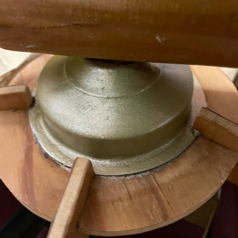 Rustic wooden chandelier