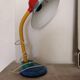 Vintage Memphis style aluminum desk lamp