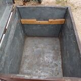 Square wooden trunk