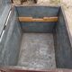 Square wooden trunk