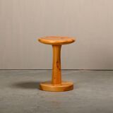 Rainer Daumiller Stool in solid naturel pine for Hirtshals Savværk, Denmark 1970