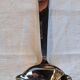 Old sauce spoon, fat and lean, Boulenger, silver-plated metal.