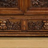 Oratory in solid walnut, Neo-Gothic Renaissance style – Late 19th century