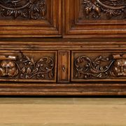 Oratory in solid walnut, Neo-Gothic Renaissance style – Late 19th century