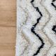 Tapis beni ouarine fait main traditionnel 250cmx150cm