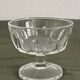 Set of 4 glass ice cream bowls