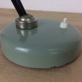 50s industrial style desk lamp, metal