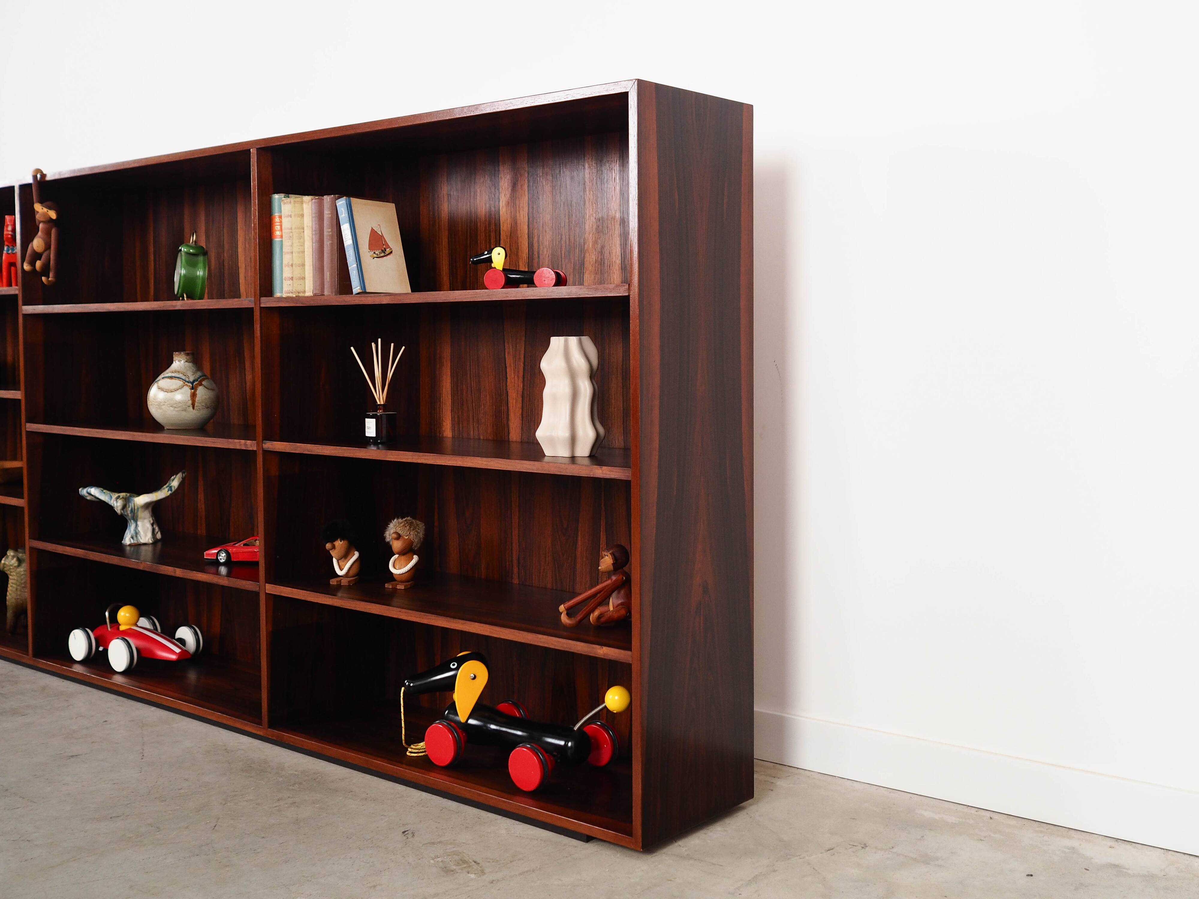 Rosewood bookcase, Danish design, 1970s, made in Denmark