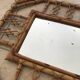 Bamboo rattan mirror design 1960 Chinoiserie
