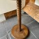 Designer wooden floor lamp