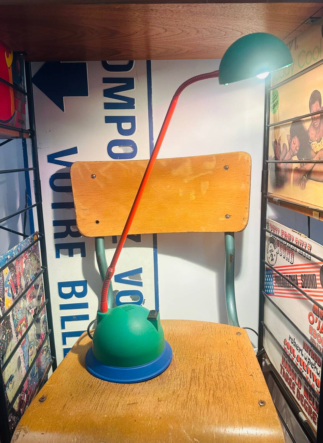 Vintage Memphis style desk lamp