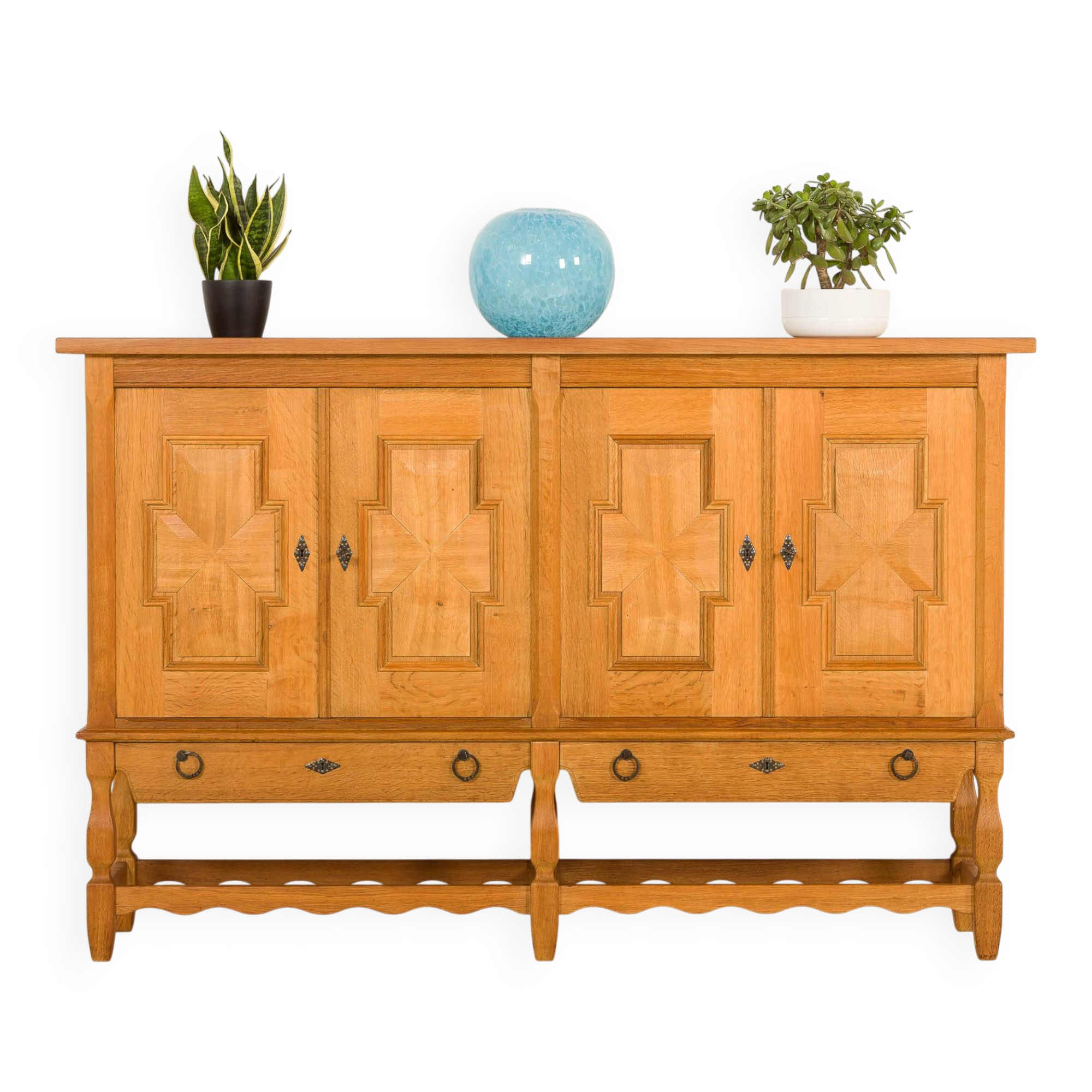Henning Kjaernulf oak sideboard, 1970s