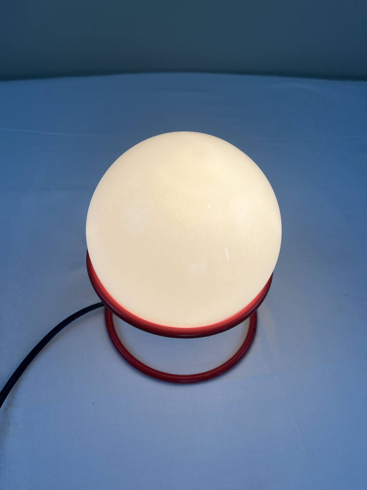 Lampe boule vintage design italien années 70