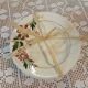 6 mismatched antique soup plates