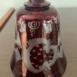 Bohemian crystal table bell