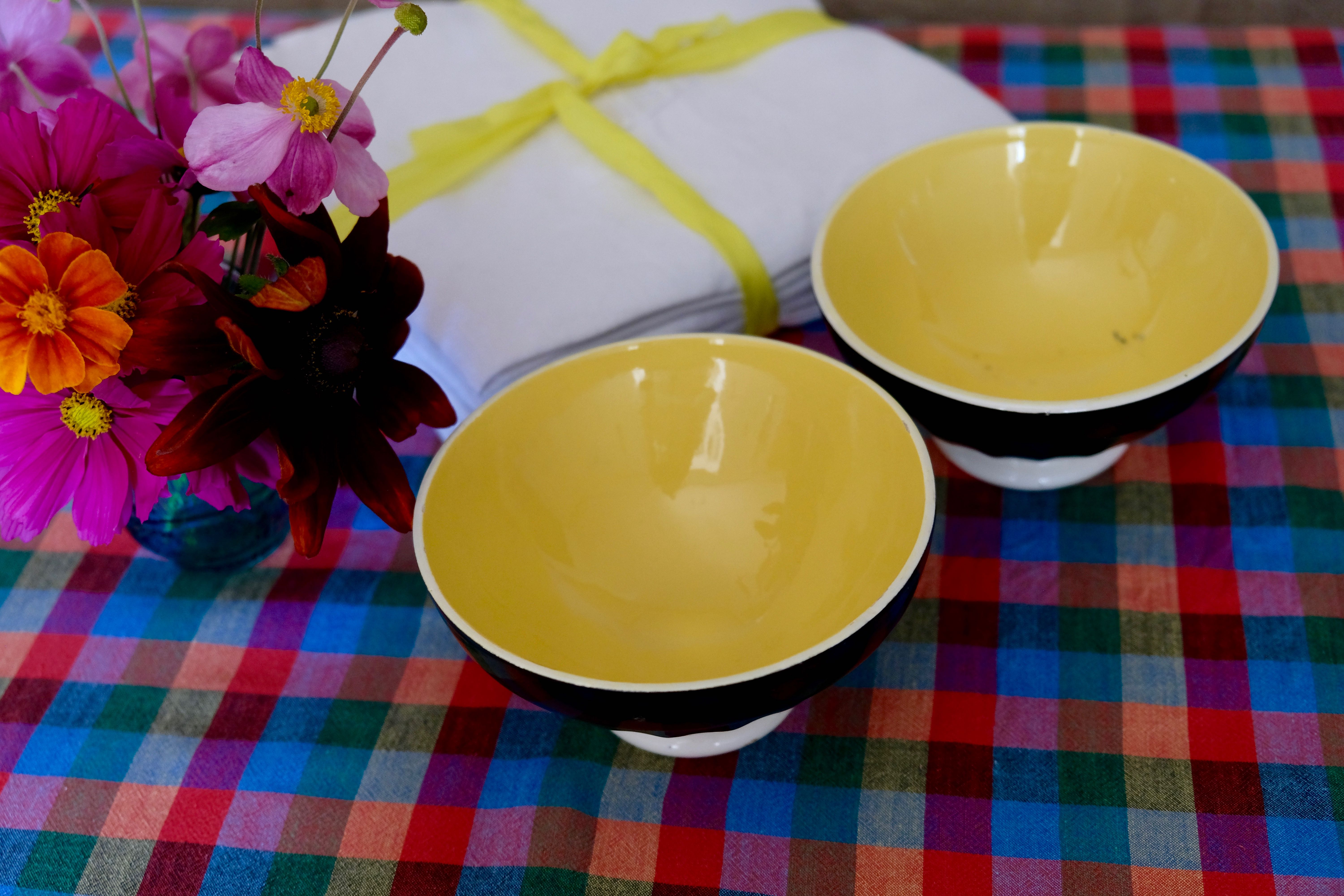 Set 2 bowls Digoin Sarreguemines