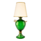 Murano glass table lamp with 24 kt gold.