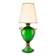 Murano glass table lamp with 24 kt gold.