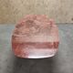 Oval dining table in red marble alicante techno