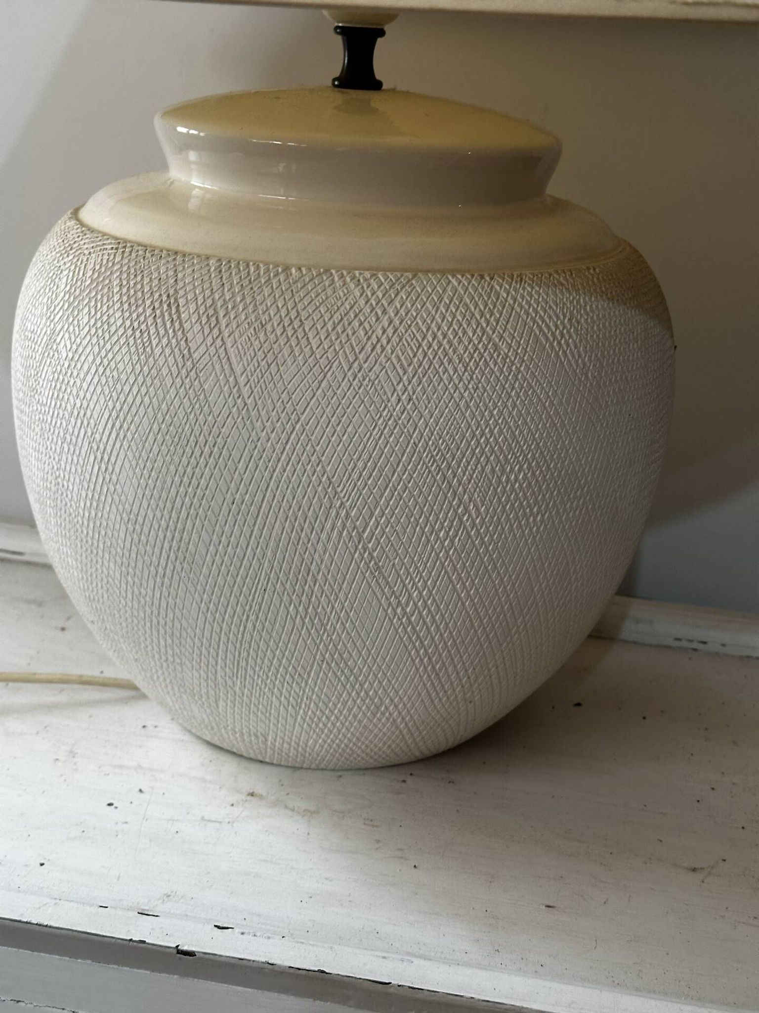 Ceramic lamp from the 80s