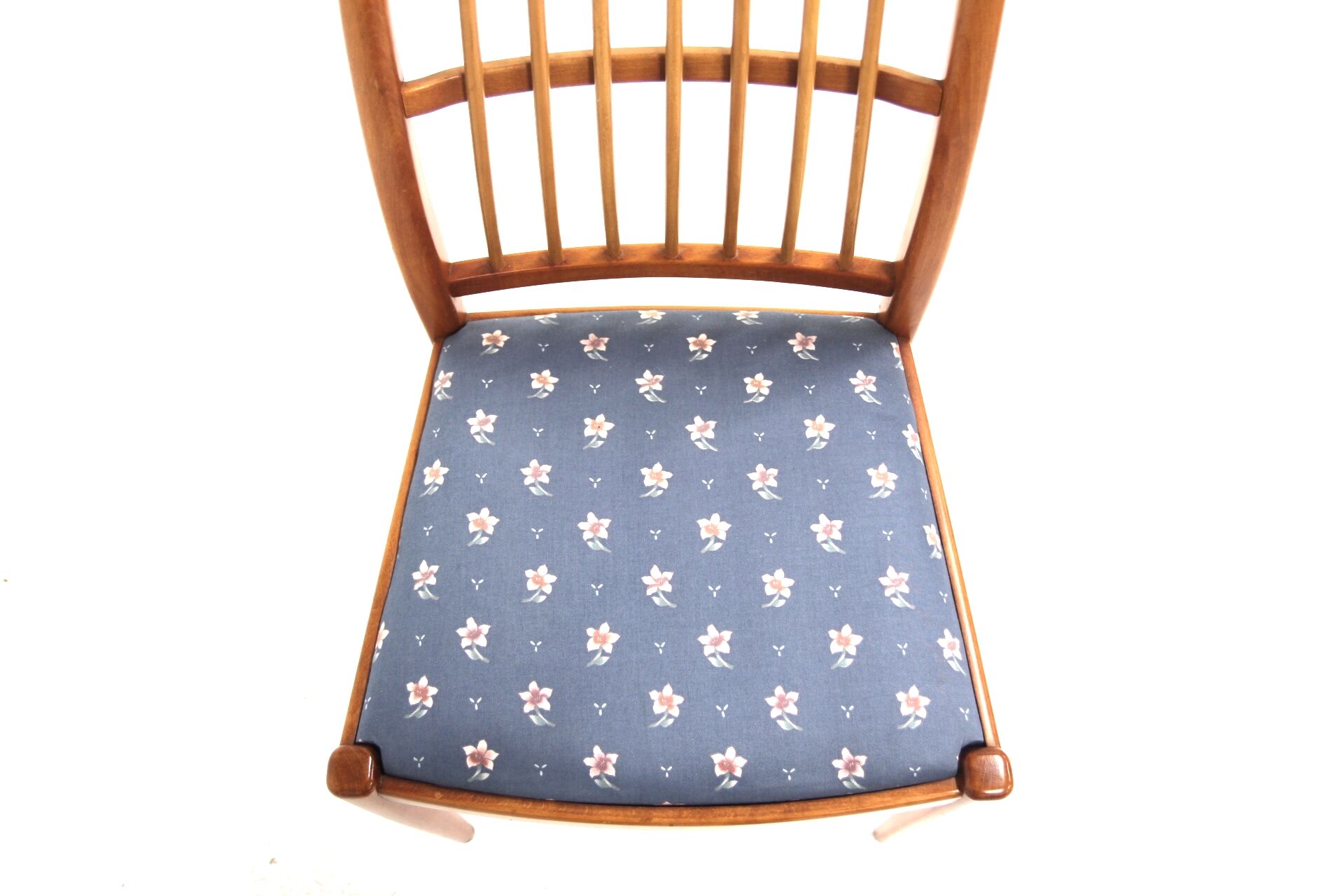 Set of 6 Scandinavian beech chairs, "Napoli" AB Westbergs Möbler, Tranås, Sweden, 1960