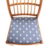 Set of 6 Scandinavian beech chairs, "Napoli" AB Westbergs Möbler, Tranås, Sweden, 1960