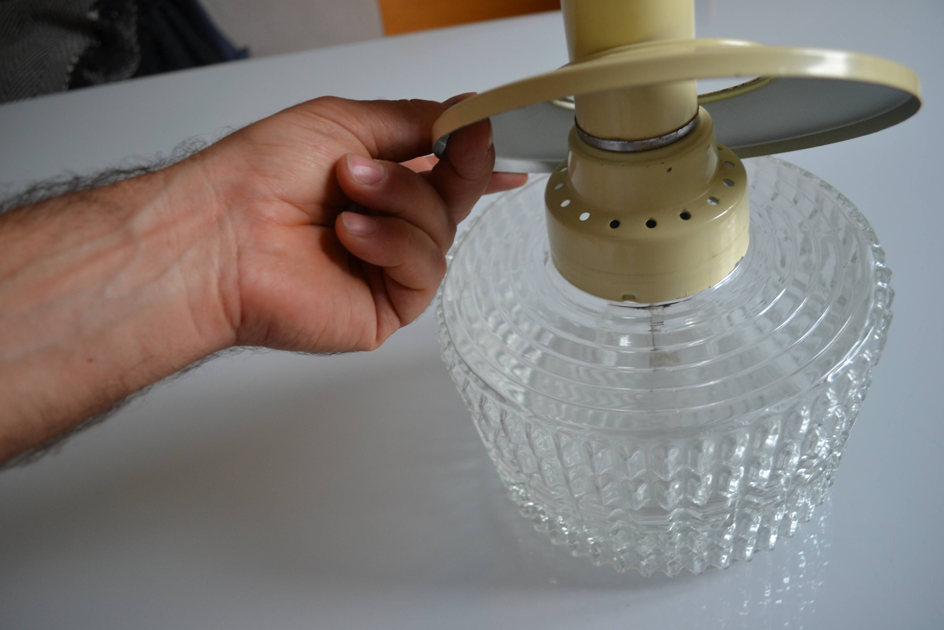 Modernist pendant chandelier 1950s 1960s italy