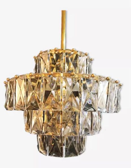 Kinkeldey glass chandelier 3 levels