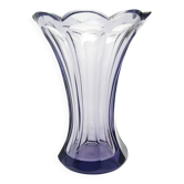 Vase Art Déco, cristal, Bohême, Tchécoslovaquie, années 1930