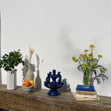 Candlestick in blue Tamegroute