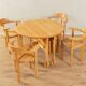 Vintage Dining Room Set, extendable Table and Chairs