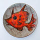 Ceramics plates by Monique Brunner 60s/70s Vallauris