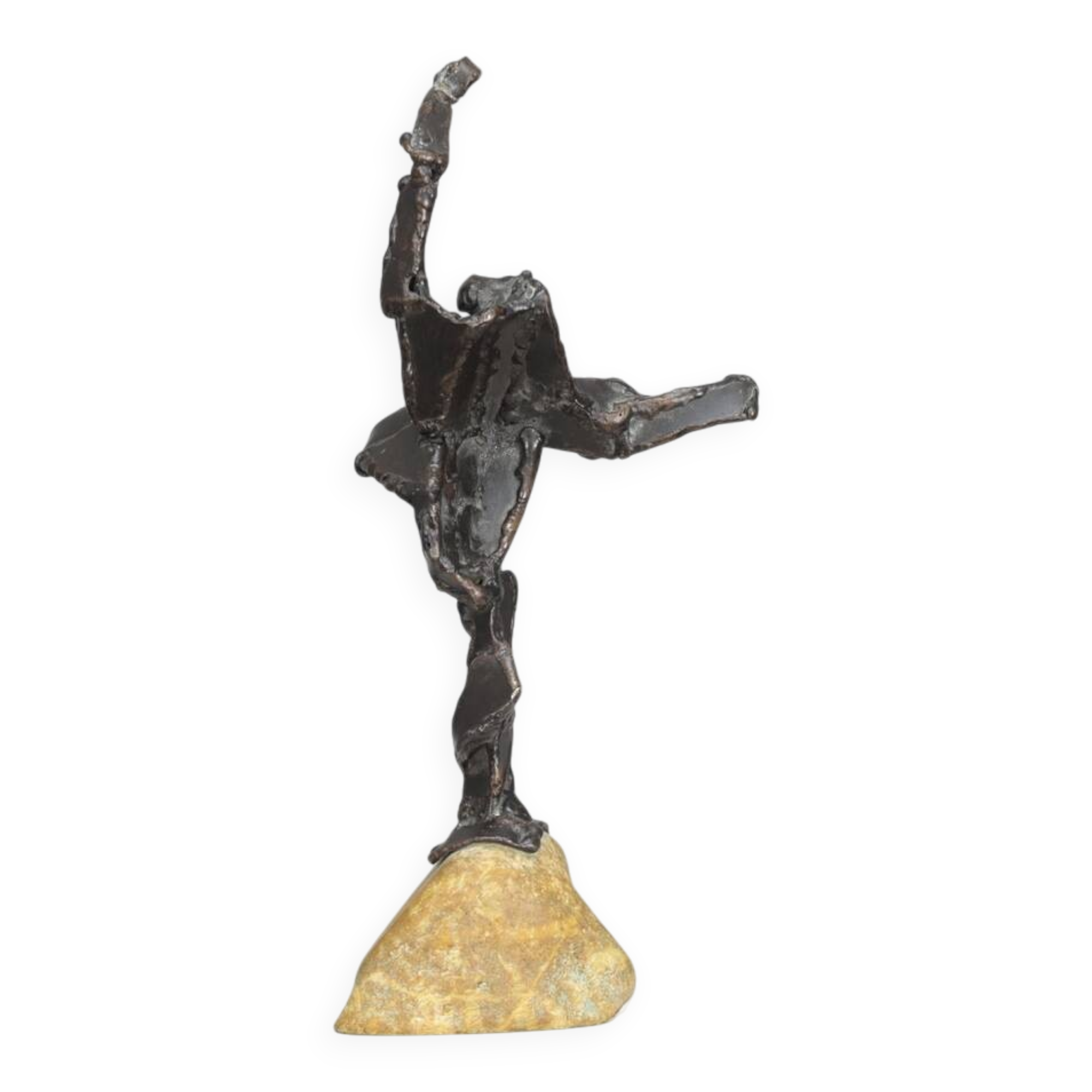 Sculpture en bronze de l'artiste néerlandais Hugo Hol, années 1970