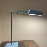 Blue metal lamp