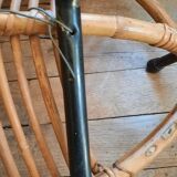 Pair of rattan armchairs