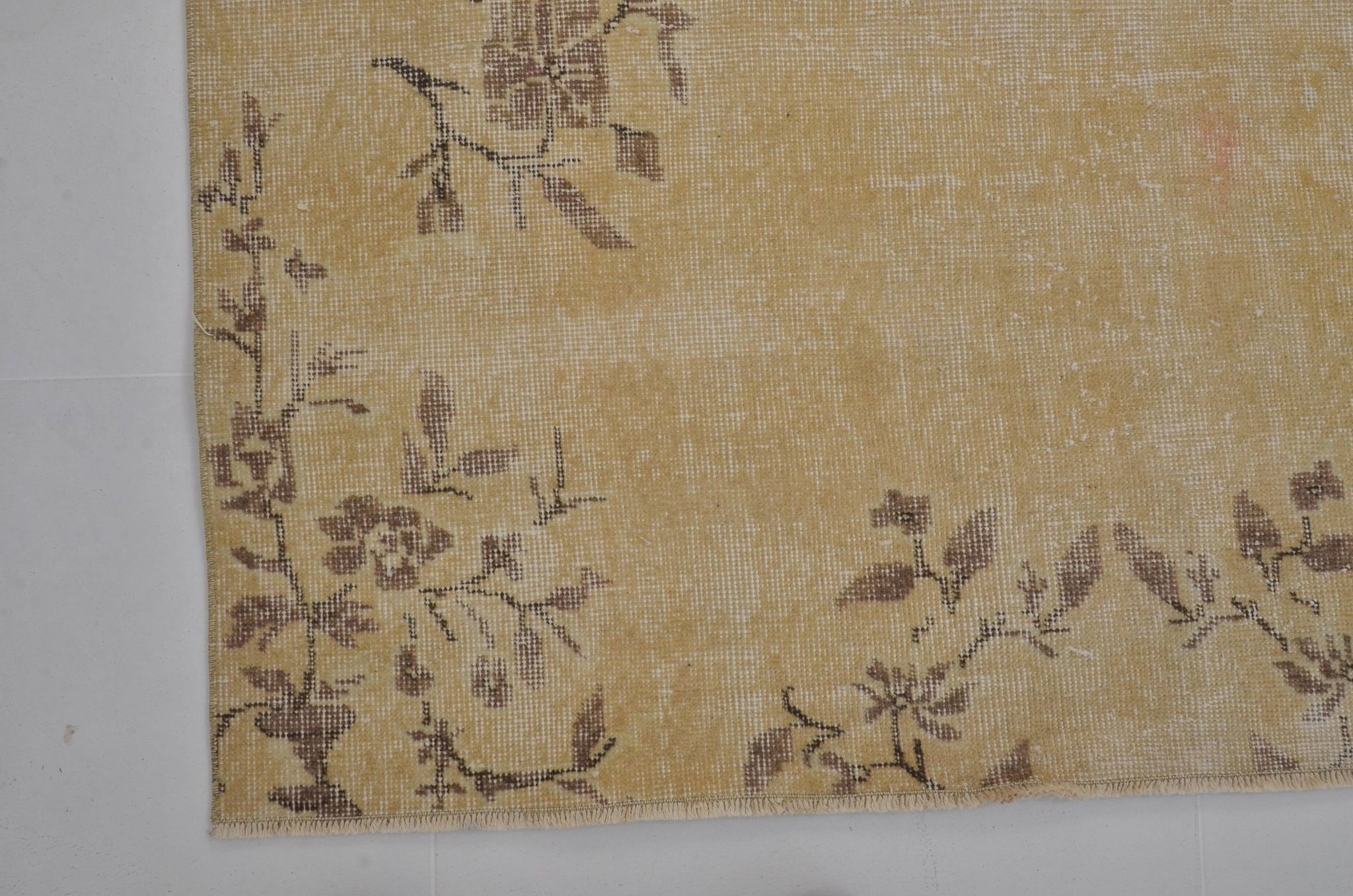 Tapis vintage Oushak neutre sku1833