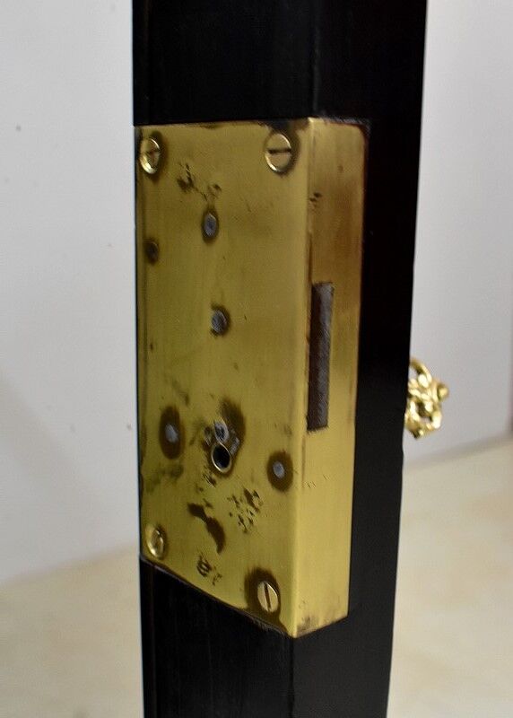 Ceremonial showcase in blackened pearwood, Napoleon III period - 1850