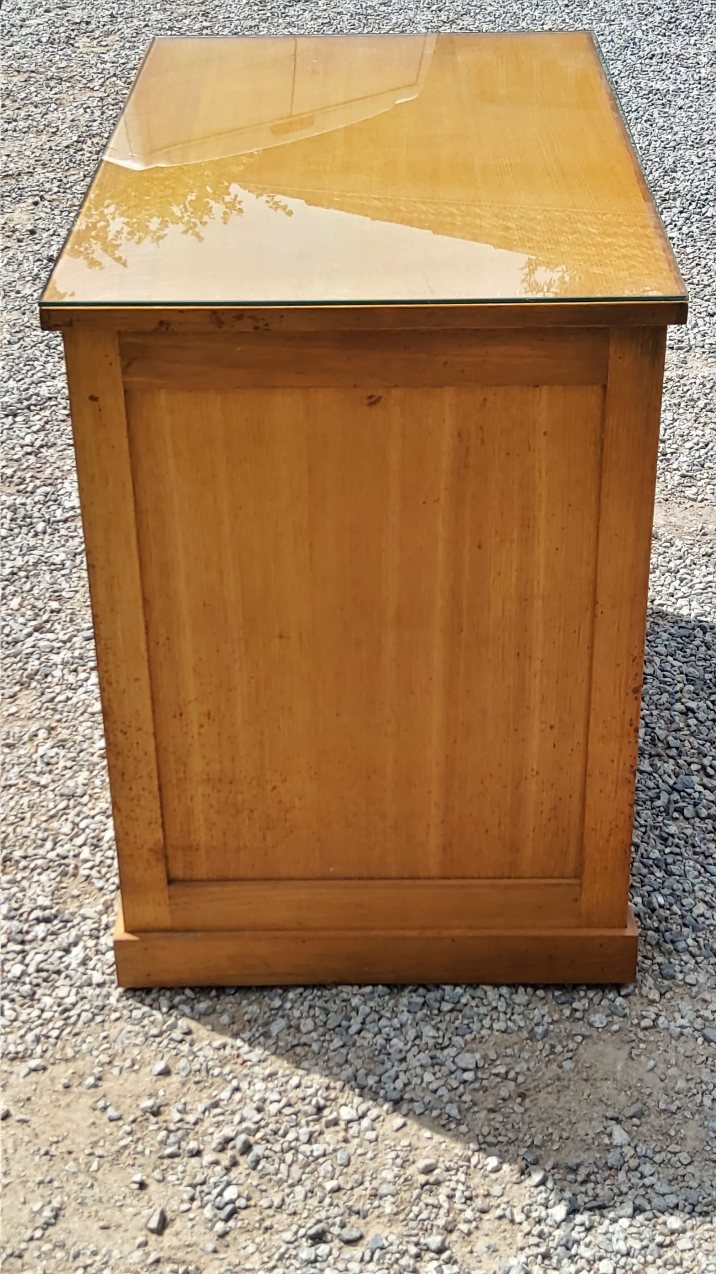 Office of the 50s in blond oak 1 box 5 drawers