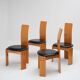 Set of 4 Mario Marenco Dining Chairs for Mobil Girgi