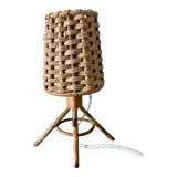 Vintage rattan lamp